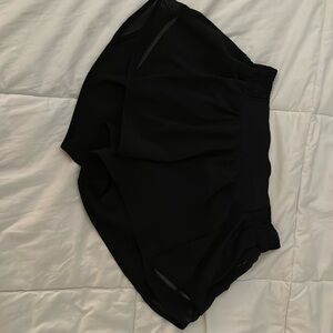Lululemon Black Hotty Hot Low-Rise Lined shorts